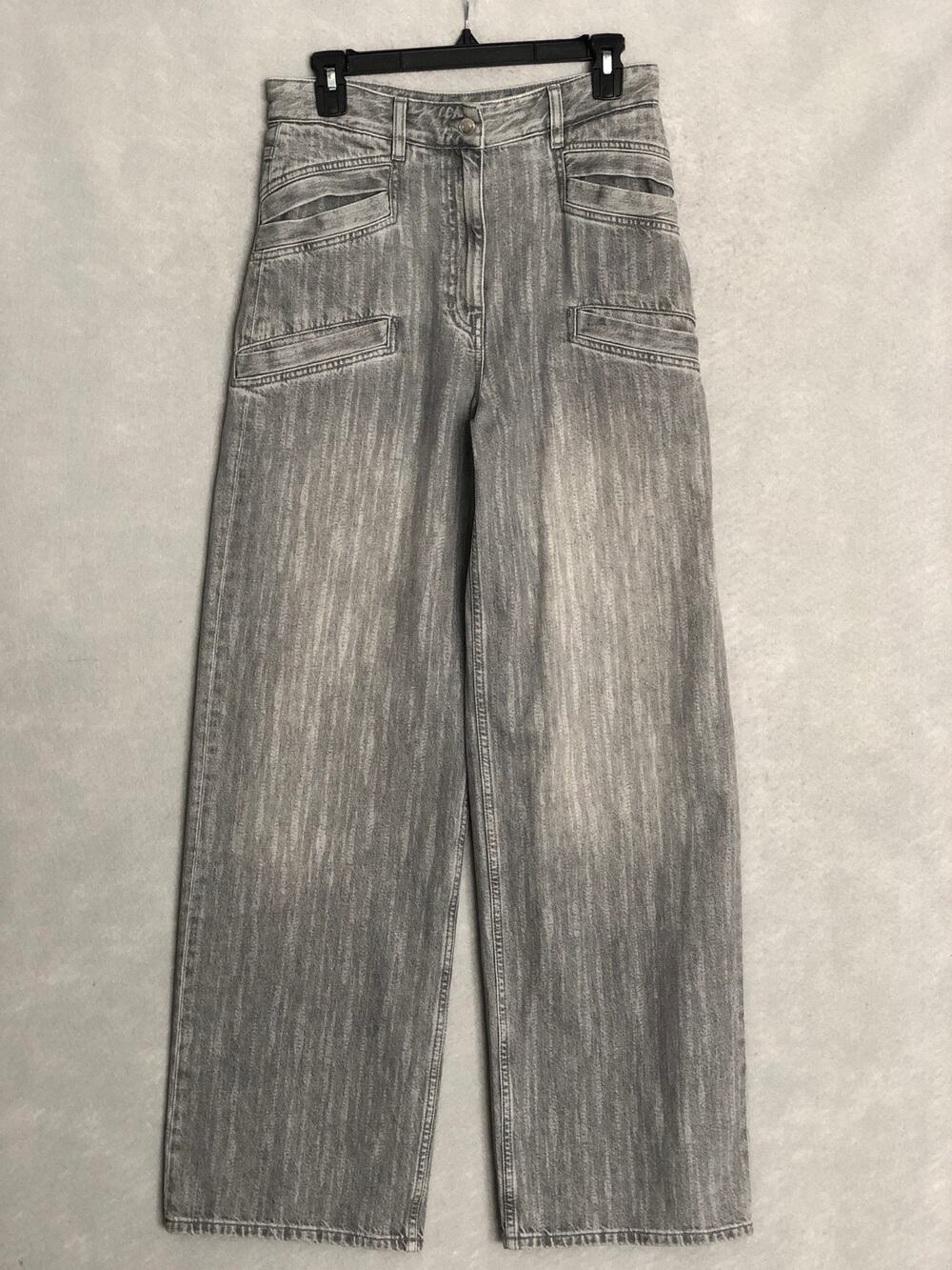 IRO Paris Chrys Jeans 6-Pockets Graphite Grey Women's Size 36 (US 6) NEW